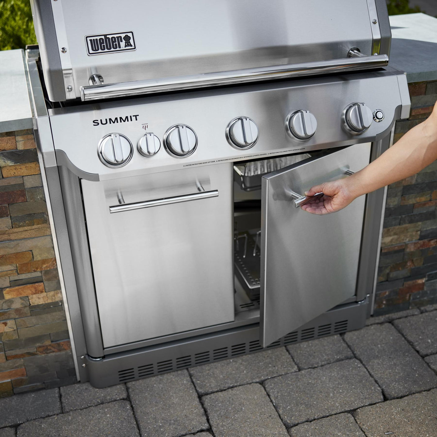 Summit® SB38 S Built-In Gas Grill (Natural Gas) - Stainless Steel