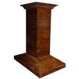 ZLINE 42" Designer Series Wooden Island Range Hood with Crown Molding (KBiRR-42)