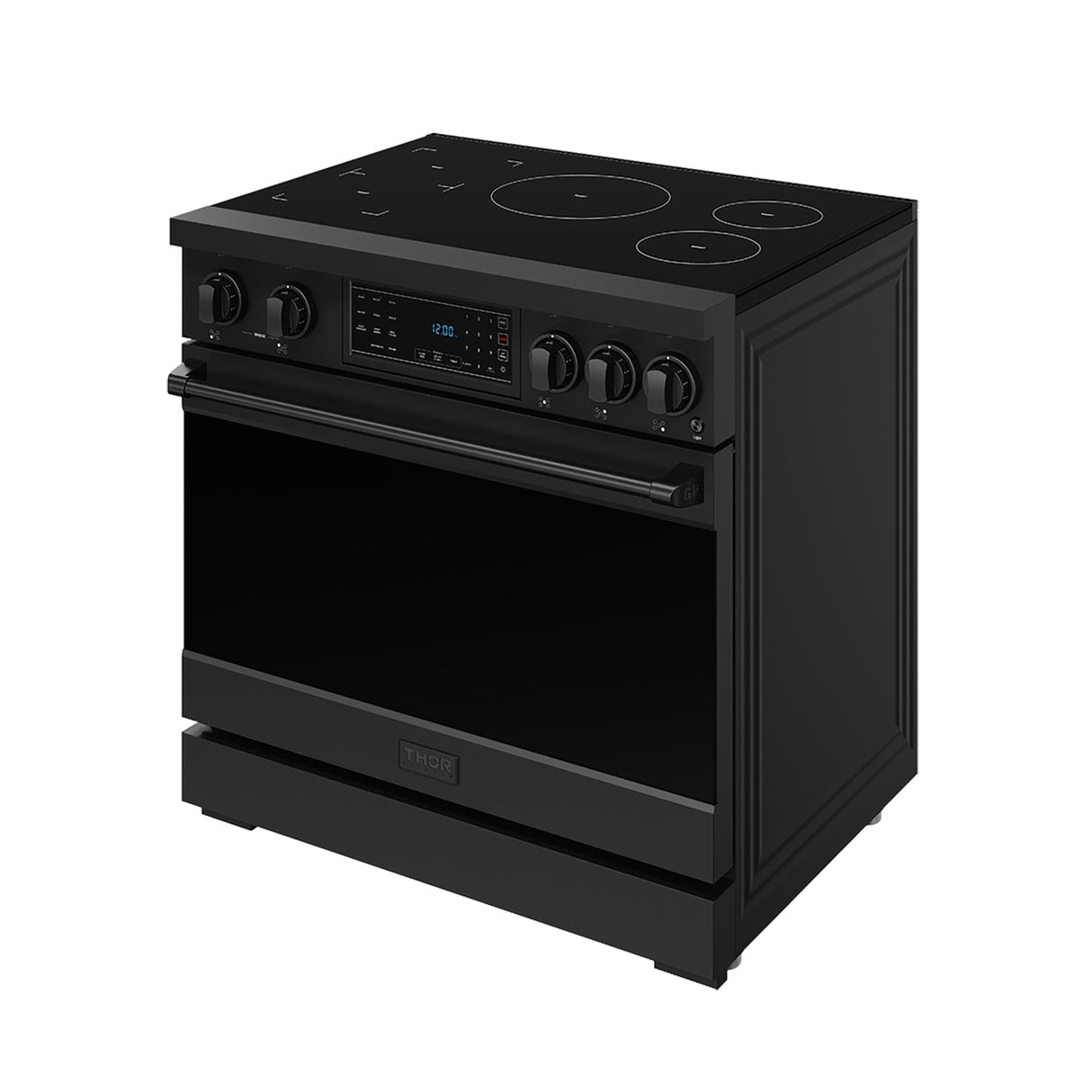 36 Inch Professional Induction Range With Tilt Panel Touch Control In Black  Gordon Ramsay Series