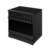 36 Inch Professional Induction Range With Tilt Panel Touch Control In Black  Gordon Ramsay Series