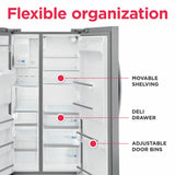 26 Cu. Ft. 36" Standard Depth Side by Side Refrigerator