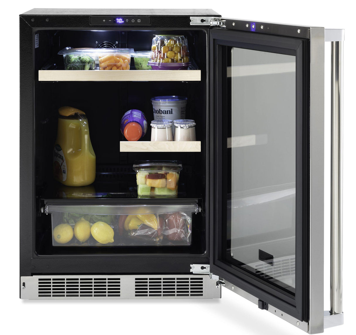 24" Glass Door Undercounter Refrigerator - VRUI