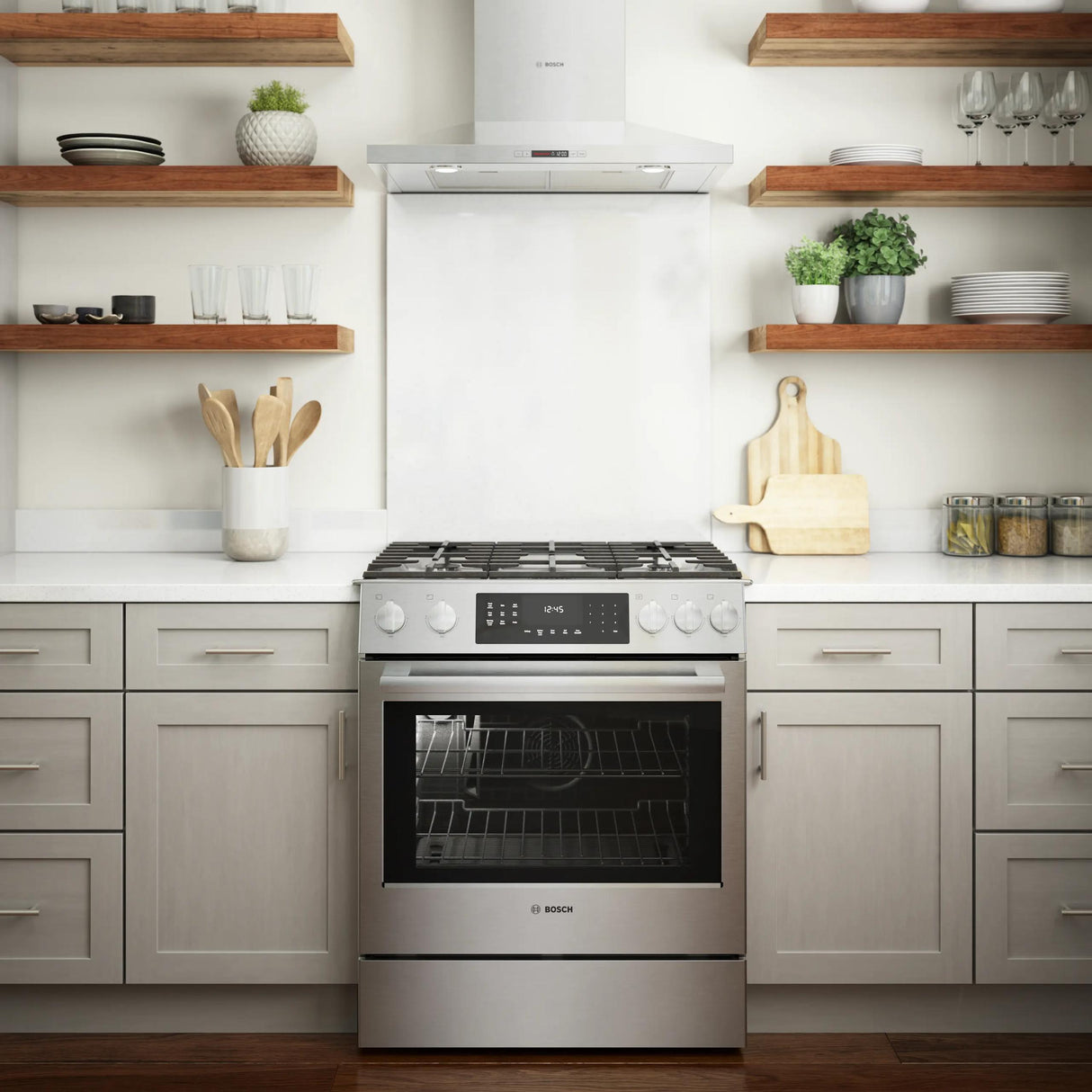 Benchmark™ Gas Slide-in Range 30'' Stainless Steel