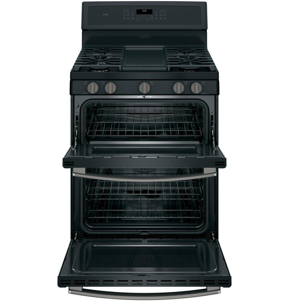 GE Profile™ 30" Free-Standing Gas Double Oven Convection Range