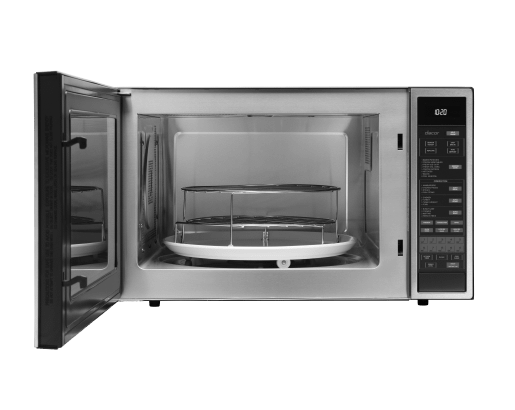 24" Convection Microwave, Silver Stainless Steel