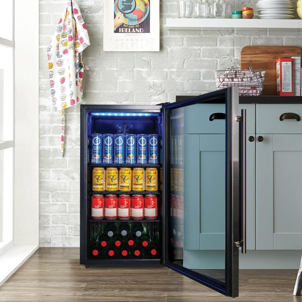 Danby 3.1 cu. ft. Free-Standing Beverage Center in Stainless Steel