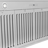 ZLINE 36 in. Autograph Edition Convertible Stainless Steel Range Hood with White Matte Shell and Champagne Bronze Accents (KB4STZ-WM36-CB) [Color: Matte Black Accents]