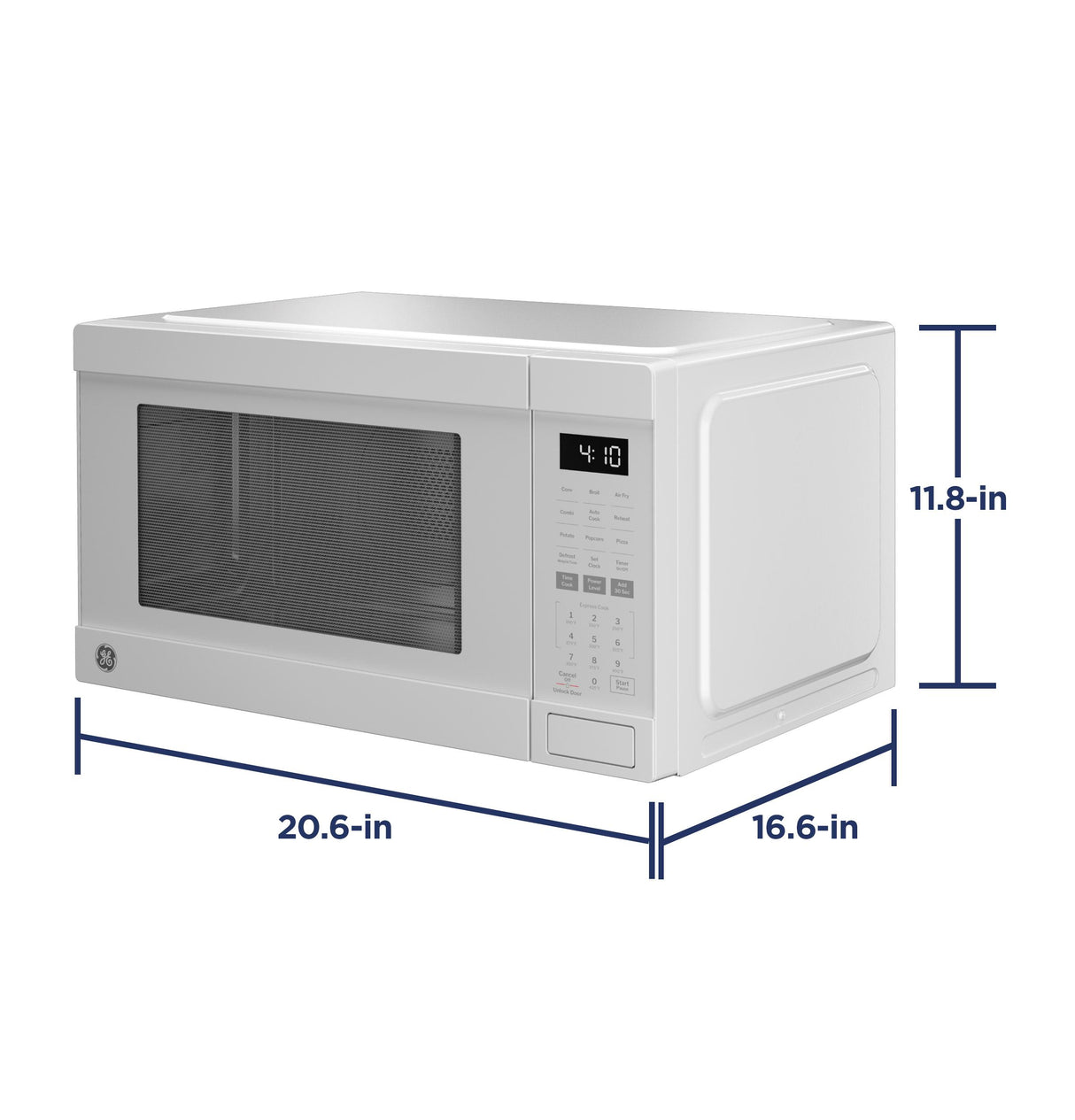 GE® 1.0 Cu. Ft. Capacity Countertop Convection Microwave Oven with Air Fry