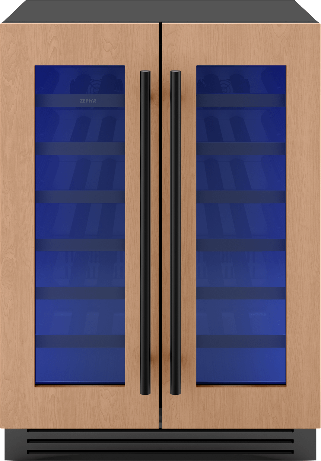 Presrv Wine Cooler, 24in UC, Panel Ready, French Door
