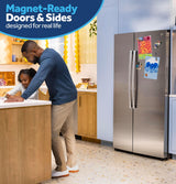 GE® 24.2 Cu. Ft. Counter-Depth Side-By-Side Refrigerator with Internal Dispenser and In-Door Icemaker