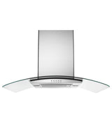 36" Convertible Wall-Mount 400-CFM Glass Canopy Hood