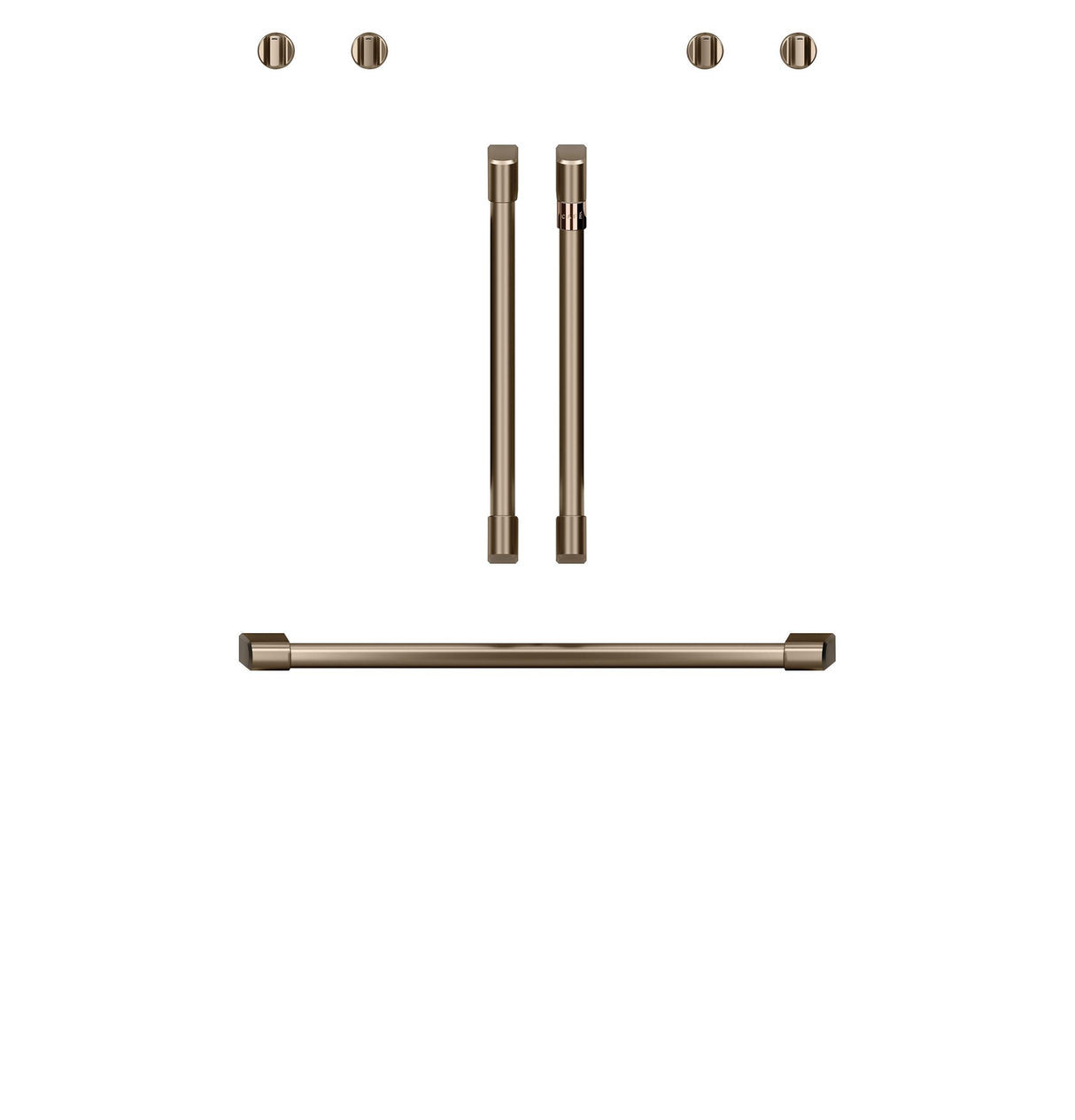 Café™ 2 French-Door Handles; 1 - 30" Handle; - Brushed Bronze