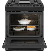 GE® 30" Slide-In Front-Control Convection Gas Range with No Preheat Air Fry