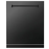 ZLINE 24" Monument Dishwasher Panel with Traditional Handle and Color Options (DPMT-24) [Color: Black Stainless Steel]