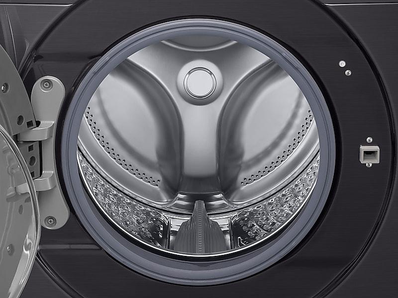 4.5 cu. ft. Smart Front Load Washer with Super Speed in Black Stainless Steel