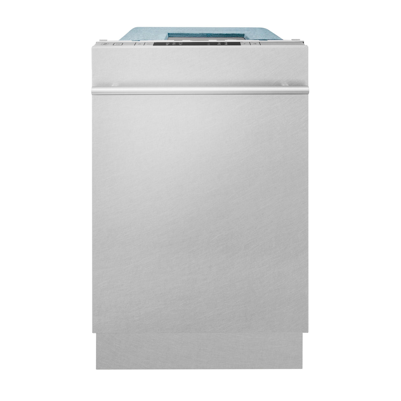 ZLINE 18 in. Compact Top Control Dishwasher with Stainless Steel Tub and Modern Style Handle, 52 dBa (DW-18) [Color: DuraSnow Stainless Steel]