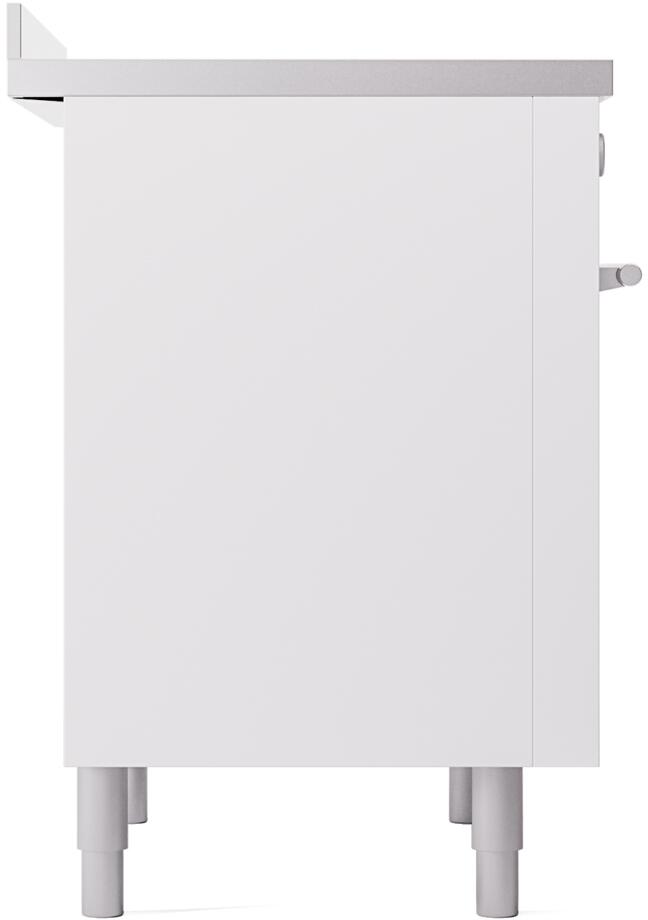 Professional Plus II 36 Inch Electric Freestanding Range in White with Trim