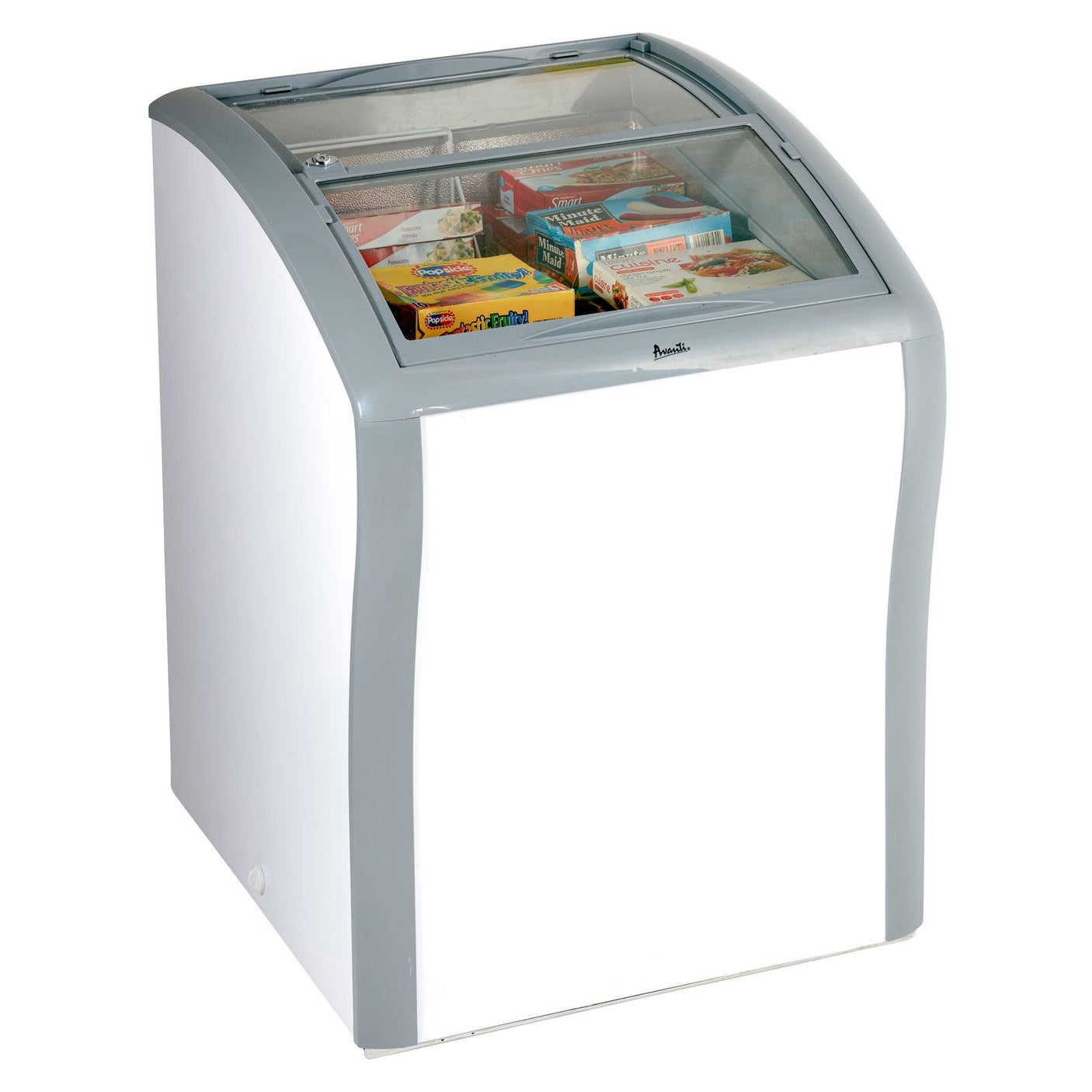 Avanti 4.2 cu. ft. Commercial Sliding Glass Top Freezer or Refrigerator - White / 4.2 cu. ft.