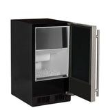 15" ADA Height Clear Ice Machine with Arctic Illuminice Lighting - Gravity Drain - Solid Stainless Steel Door, Left Hinge