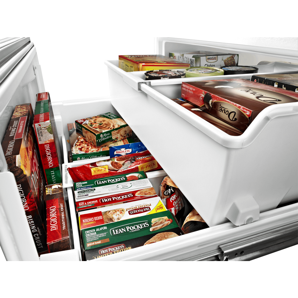 36-inch Wide Double Drawer French Door Refrigerator with Dual Cooling System - 26 cu. ft.