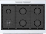 800 Series Dual Fuel Freestanding Range 36" Stainless Steel