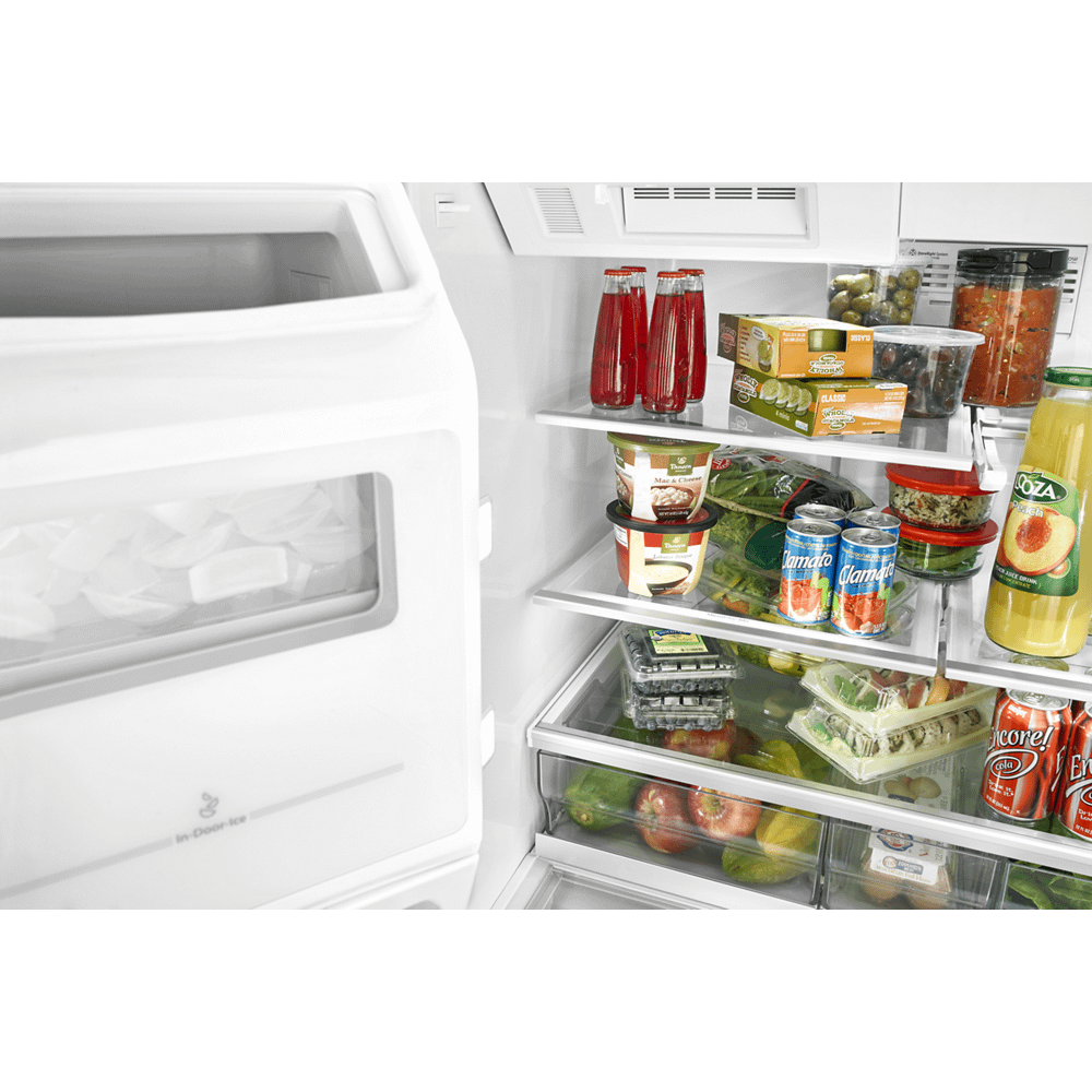 36-inch Wide Double Drawer French Door Refrigerator with Dual Cooling System - 26 cu. ft.