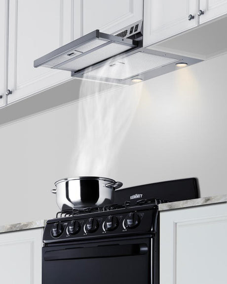 24" Under Cabinet Ductless Retractable Range Hood
