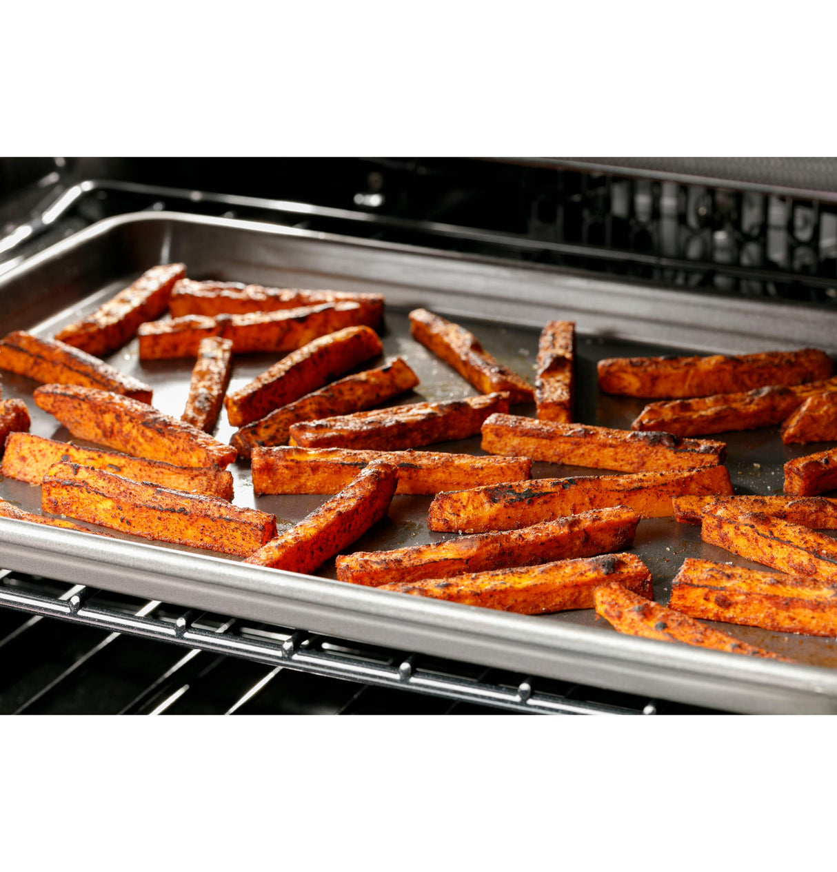 Café™ 30" Smart Slide-In, Front-Control, Dual-Fuel Range with Warming Drawer