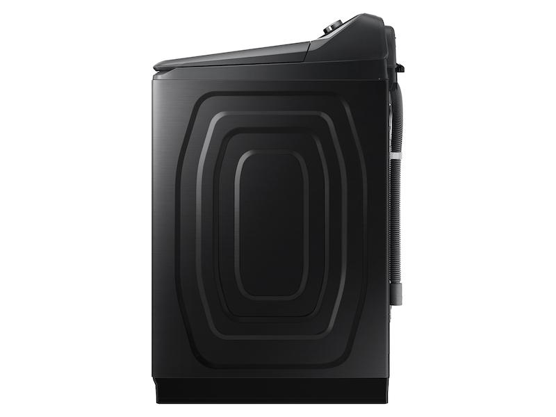 5.5 cu. ft. Extra-Large Capacity Smart Top Load Washer with Super Speed Wash in Brushed Black