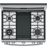 GE Profile™ Series 30" Free-Standing Gas Double Oven Convection Range