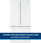 GE® ENERGY STAR® 18.6 Cu. Ft. Counter-Depth French-Door Refrigerator