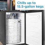 Danby 5.4 cu. ft. Single-Tap Keg Cooler in Stainless Steel