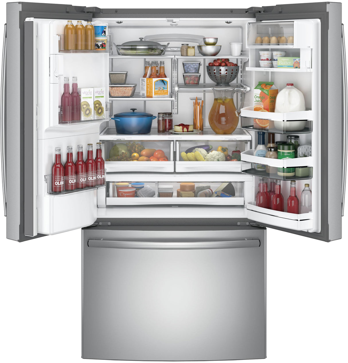 GE Profile™ Series ENERGY STAR® 27.7 Cu. Ft. French-Door Refrigerator with Hands-Free AutoFill