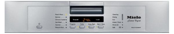 G 5225 Futura Crystal Series Dishwasher - Black