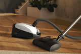 Classic C1 Cat & Dog PowerLine - SBBN0 Lotus white - canister vacuum cleaners with electrobrush for thorough cleaning of heavy-duty carpeting.