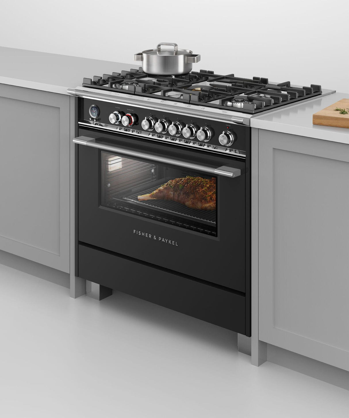 36" Series 9 Classic 5 Burner Dual Fuel Self-Cleaning Range