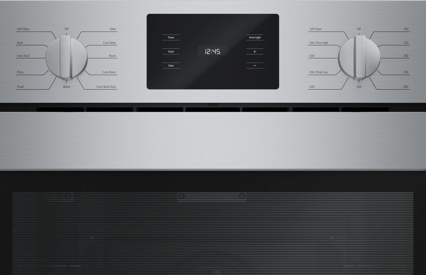 500 Series Single Wall Oven 30" Right SideOpening Door, Stainless Steel
