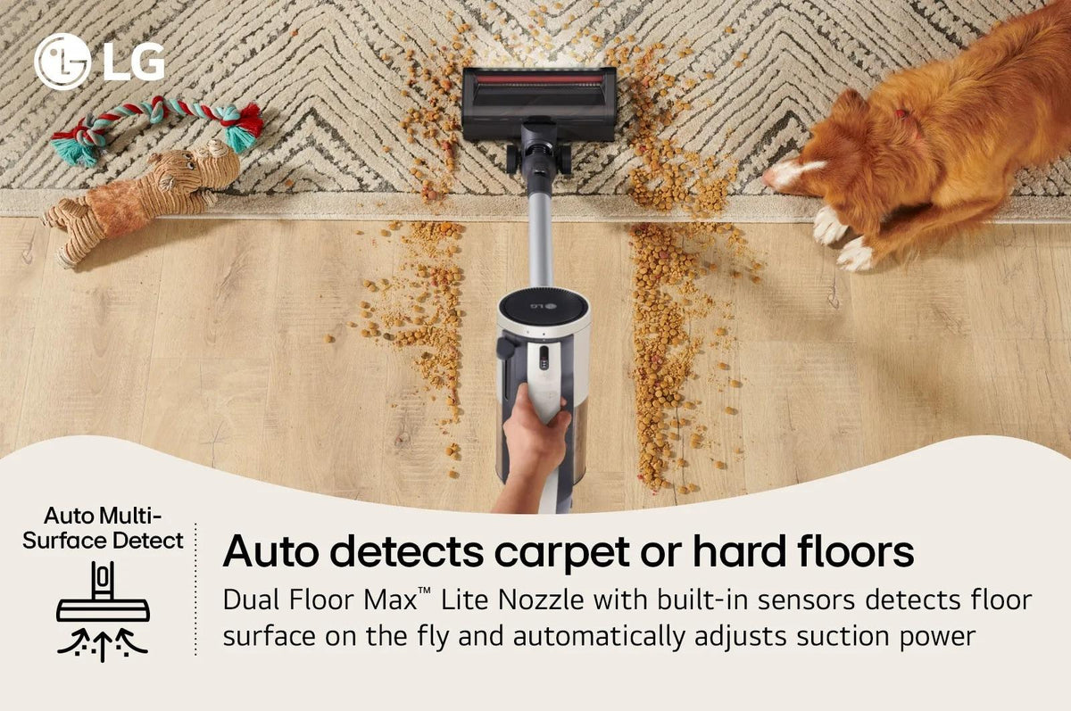 CordZero™ Q3 Cordless Stick Vacuum with Auto Multi-Surface Detect Dual Floor Max™ Lite Nozzle - Beige