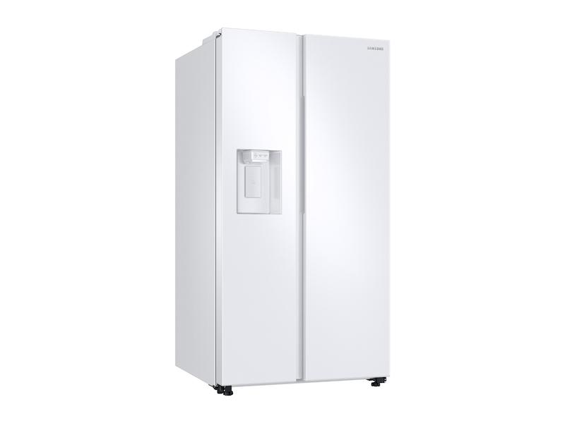 27.4 cu. ft. Large Capacity Side-by-Side Refrigerator in White