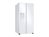 27.4 cu. ft. Large Capacity Side-by-Side Refrigerator in White