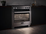 HR 1936-3 G DF GD Clean Touch Steel - 36" Range Dual Fuel model with M Touch controls
