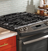 GE® 30" Slide-In Front Control Gas Range