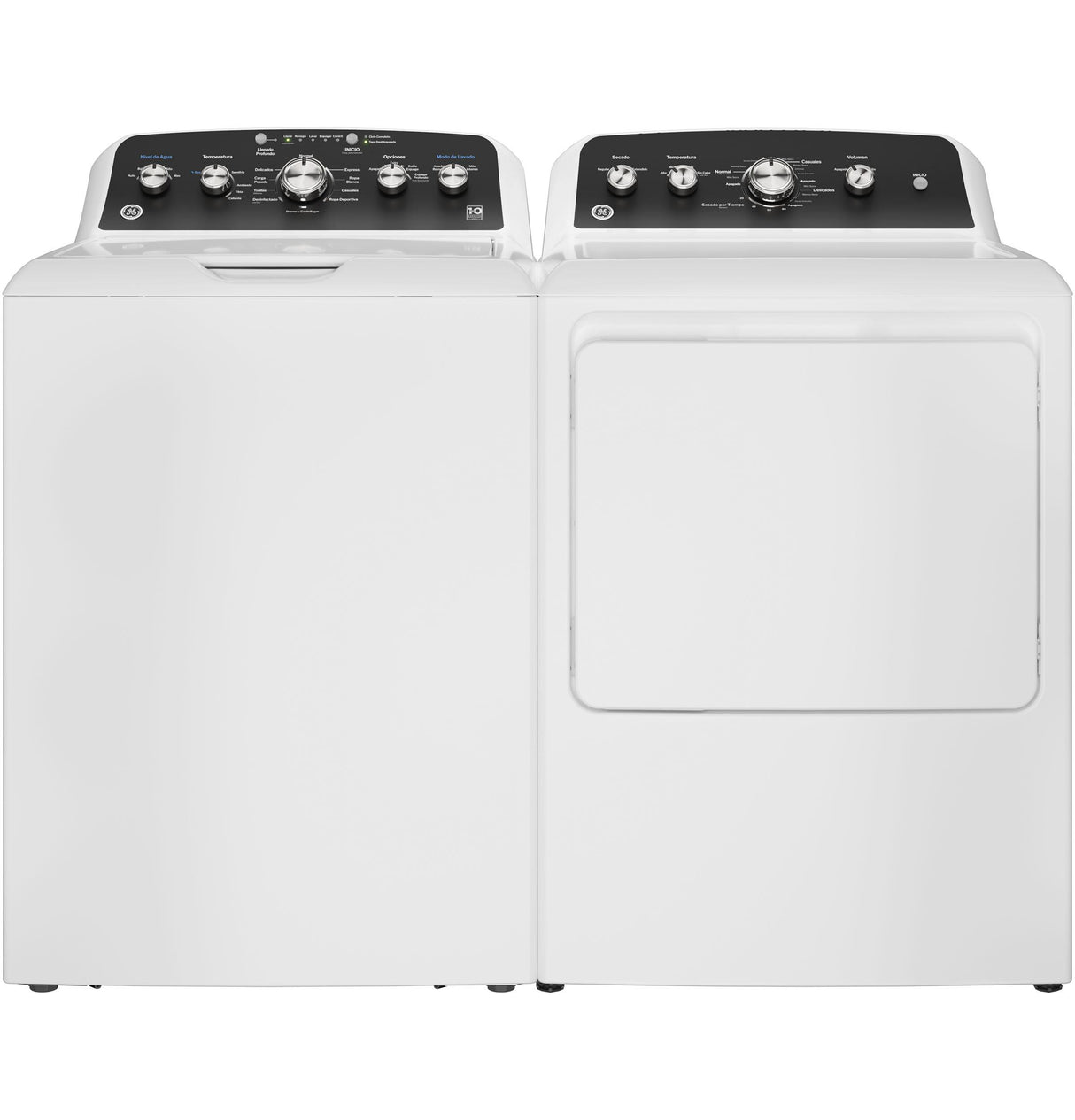 GE® 7.2 cu. ft. Capacity Gas Dryer with Spanish Panel and Up To 120 ft. Venting
