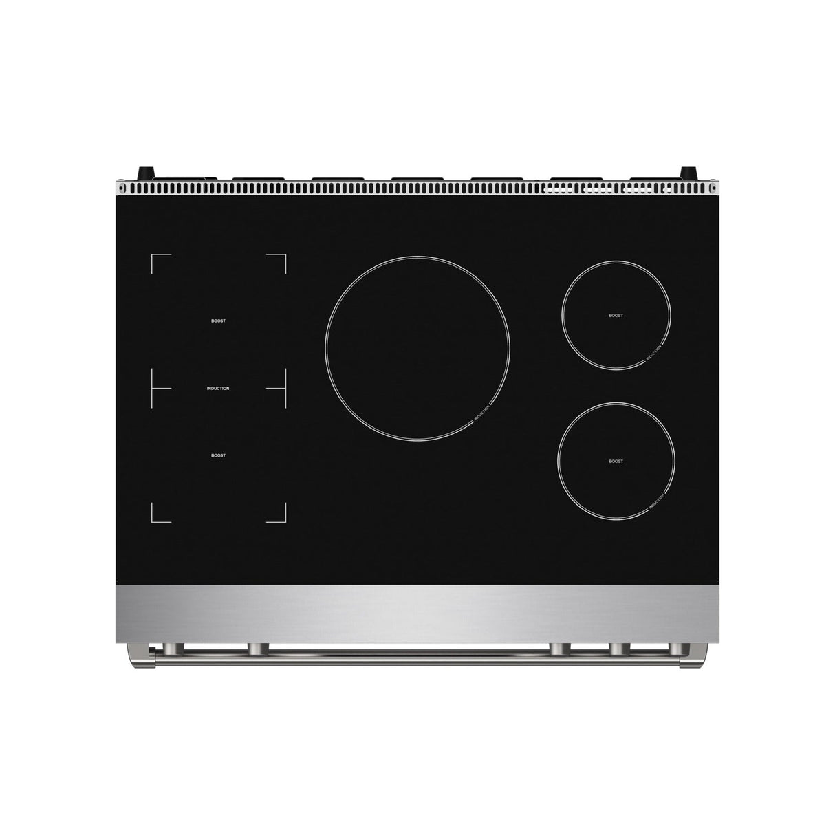 36 Inch Professional Induction Range With Tilt Panel Touch Control In Stainless Steel  Gordon Ramsay Series