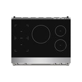36 Inch Professional Induction Range With Tilt Panel Touch Control In Stainless Steel  Gordon Ramsay Series