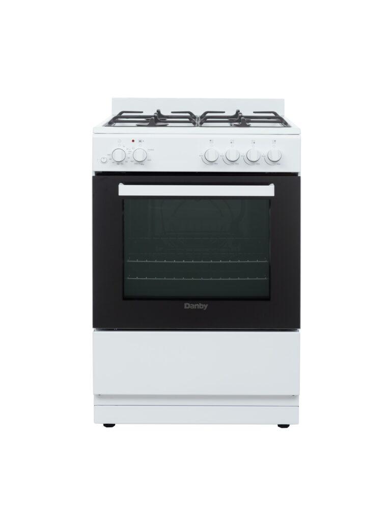 Danby 24" Wide Gas Range in White