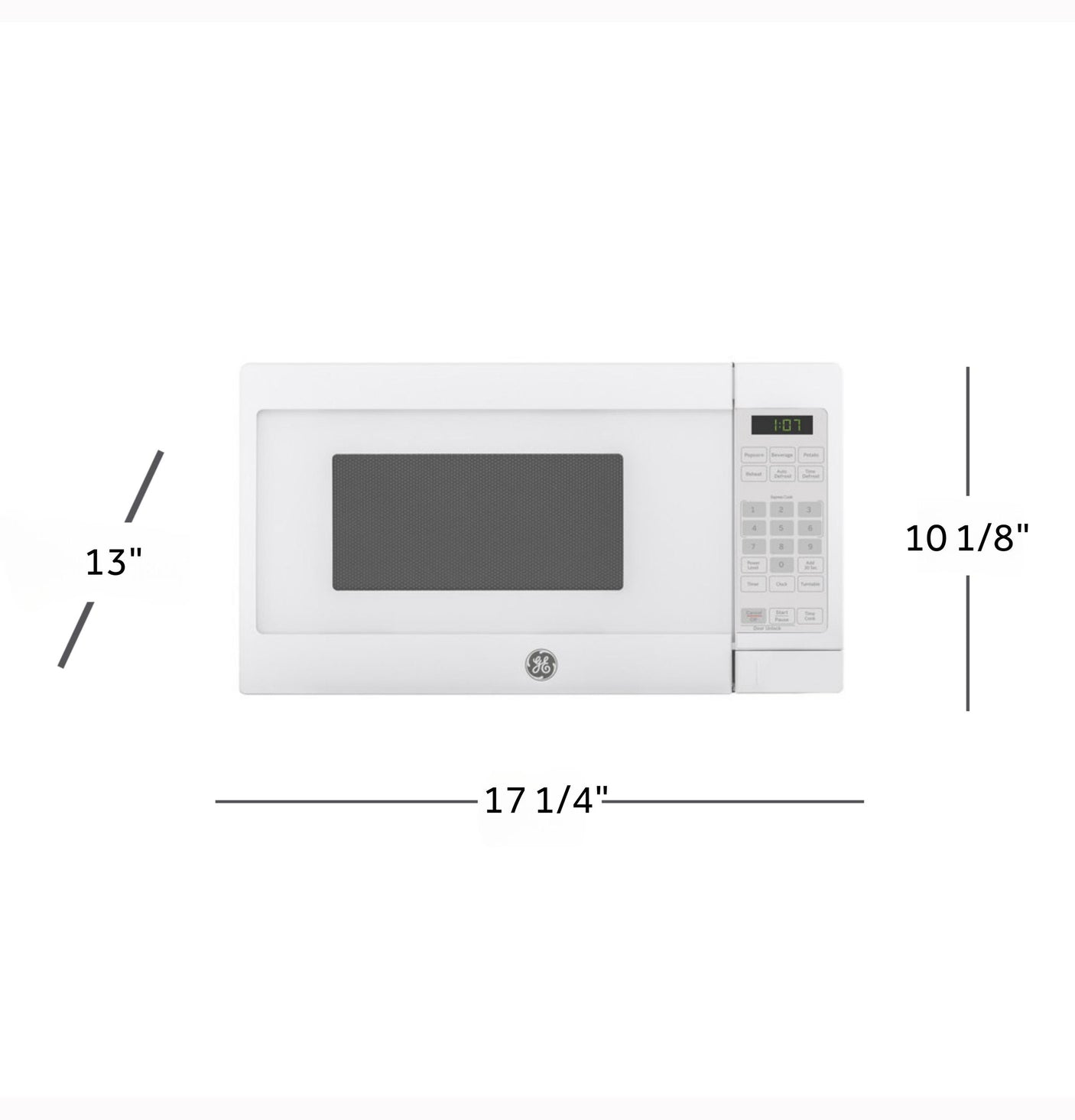 GE® 0.7 Cu. Ft. Spacemaker® Countertop Microwave Oven