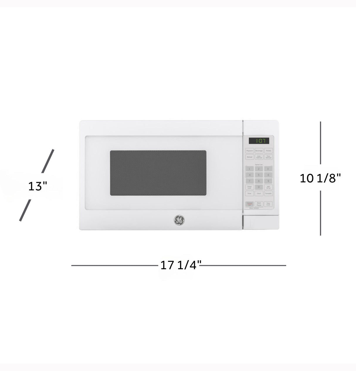 GE® 0.7 Cu. Ft. Capacity Countertop Microwave Oven