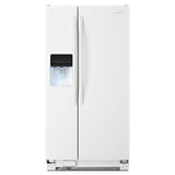 Amana® 32-inch Wide Side-by-Side Refrigerator with Adjustable Door Bins -- 21 cu. ft. Capacity - White