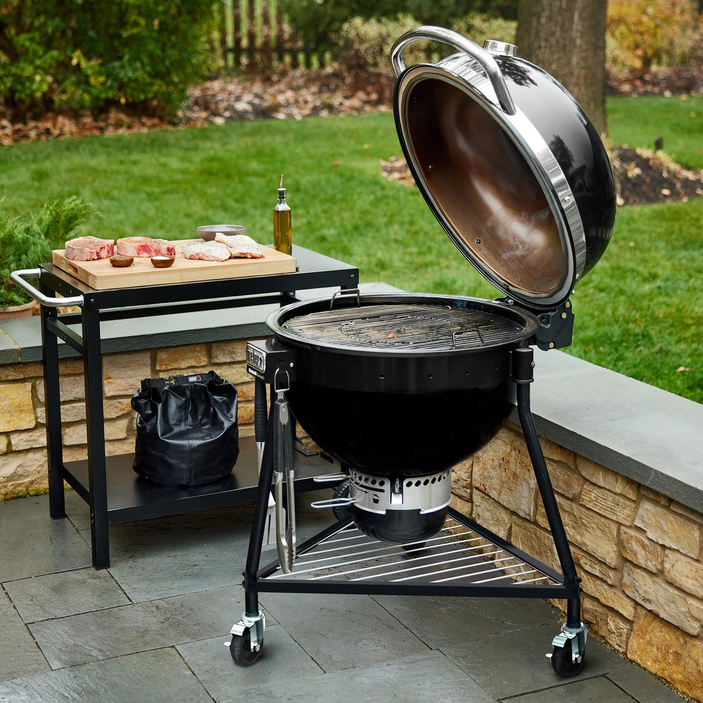 Summit® Kamado E6 Charcoal Grill - Black